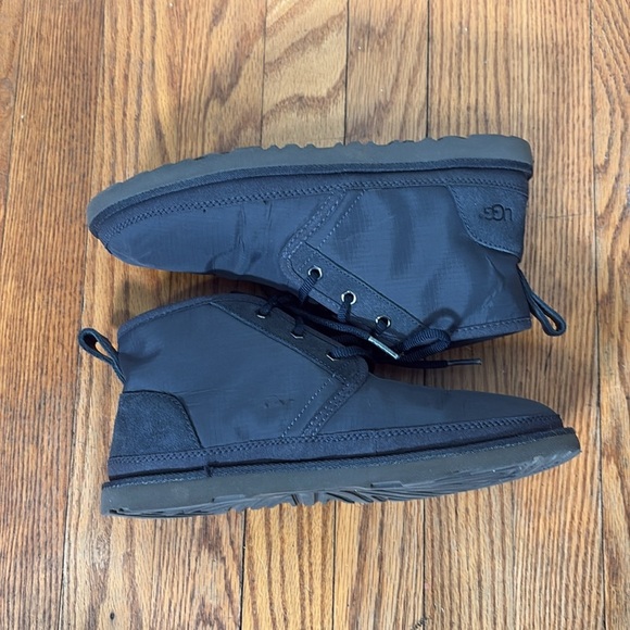 UGG Neumel Ripstop Chukka Boots Lace‎ up Shoes Blue Nylon Mens Size 8 - Picture 4 of 11